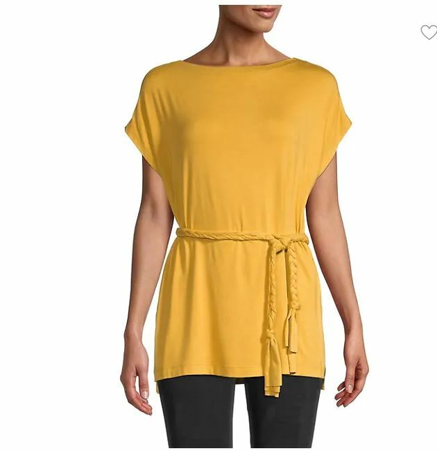 HOT Boat Neck Karen Kane Petite Karen Kane Plus Size Yellow