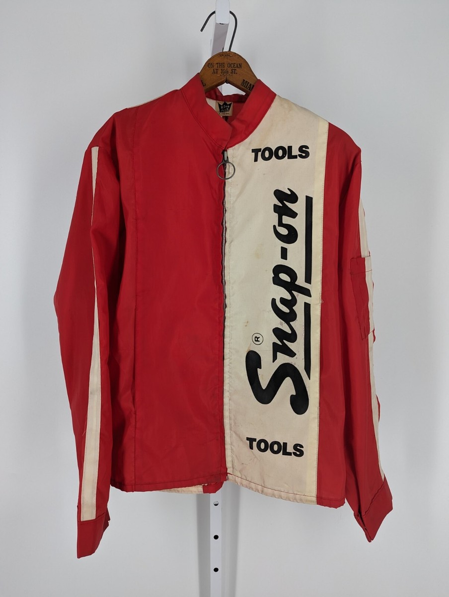 Vintage 60s 70s Snap-on Tools Employee Advertising Jacket L USA