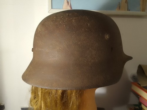 2a GUERRA MONDIALE : UN VECCHIO ELMETTO TEDESCO ( M35 ) !! - Foto 13 di 24
