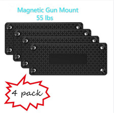 4-Pack 55lbs Gun Magnet Mount Magnetic Holder Concealed Pistol For Car Desk USA
