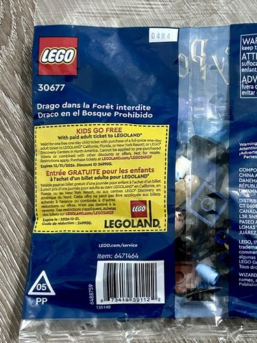 Harry Potter Draco in the Forbidden Forest Polybag Set LEGO 30677 New Sealed - Afbeelding 14 van 15