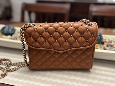 Rebecca Minkoff Quilted Mini Affair With Studs Crossbody Bag  display picture 1