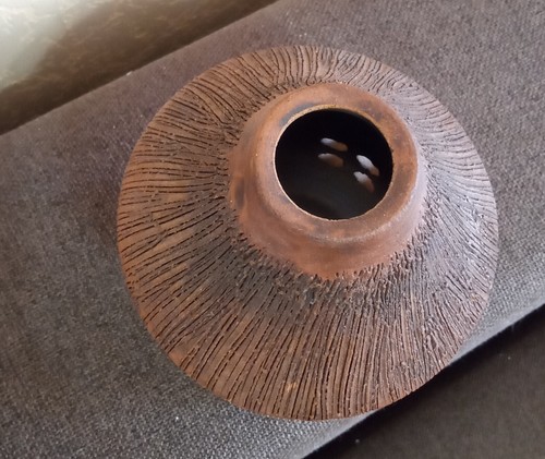 Clay candlestick Handmade Ukrainian house Хата - Picture 6 of 8