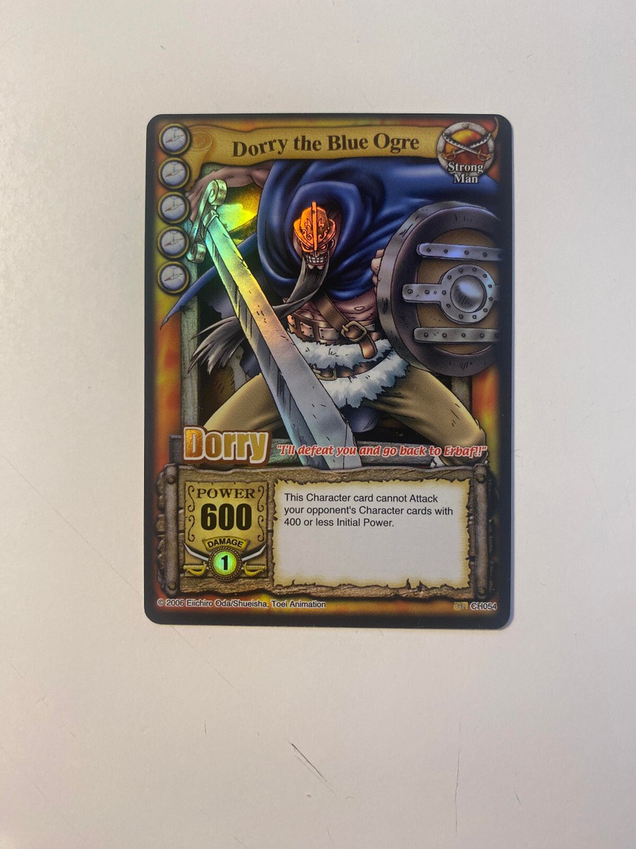 ドキドキプリティーリーグ＆サウスポーカード One Piece Card Game CCG Dorry The Blue Ogre Gold Rare Passage