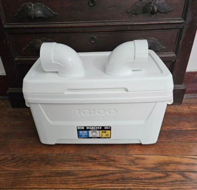 Onos 48q Rechargeable Battery White Portable Swamp Cooler Air Conditioner 2 Fan