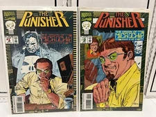 Punisher The Origin Of Microchip Complete Set 1-2