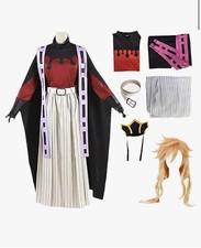 Anime Slayer Kimetsu No Yaiba Cosplay costume w wig size small new Halloween