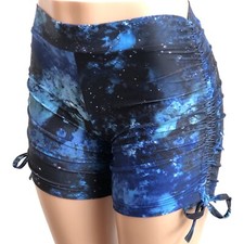 Hot Yoga Shorts Galaxy Ocean Long Shorts Swim SXYfitness Made in USA