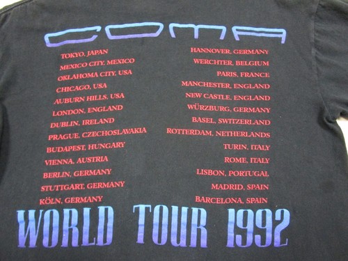 Vintage Guns N Roses Band 1992 Coma Tour T Shirt Size Large (L) Rock Concert , Size L, $172 - Photo 8