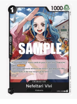 x4 Nefeltari Vivi OP05-086 One Piece Card Game | eBay
