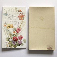 Vintage 1982 Hallmark Grandparent Grandchildren Photo Album Spring Floral Unused