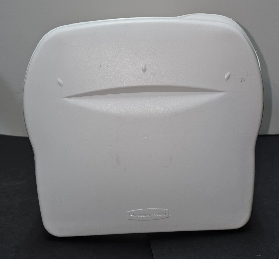 Vtg Rubbermaid Bread Loaf Container - NO INSERT - 14" Long - Sheer w/ white Lid - Image 3 of 4