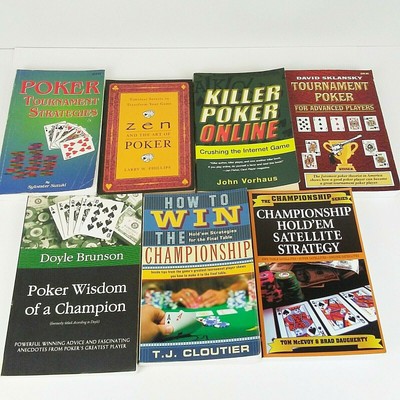 Lot of 7 Poker Books | eBay