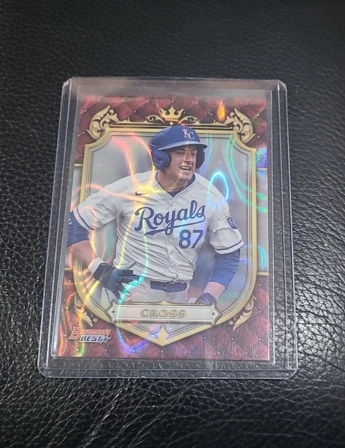 2022 Bowman's Best Gavin Cross Prospective Royalty Lava Refractor /50 Royals - Image 2 of 4