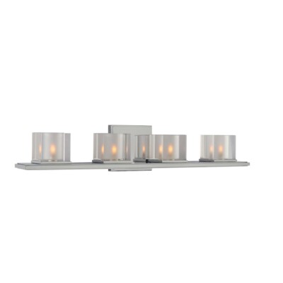 Kalco Lighting Naples 4 Light Bath, Chrome - 306434CH