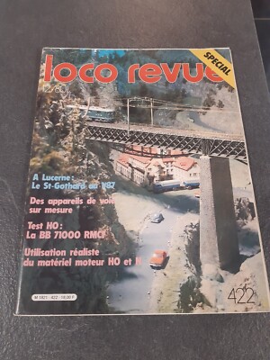 Magazine Loco Revue N°422 - Trains St Gothard BB71000, St Girons Canari - Occasion