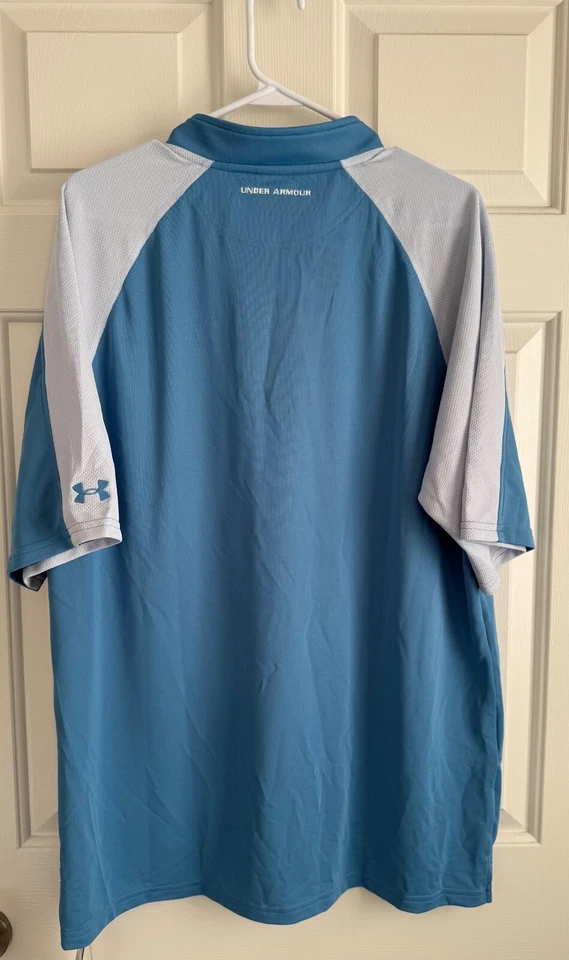 UNDER ARMOUR UPF 30+ 1/4 Zip Golf Mock Polo Shirt Men’s XL *NEW* - Image 2 of 4