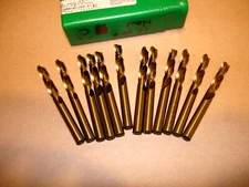 12 Pcs. Precision Twist M40CO LetterC(.2420") M42-8% Cobalt Screw Machine Drills