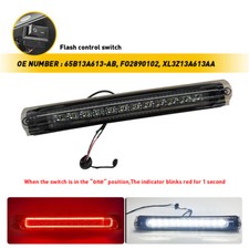 Full LED Red Clear 3rd Third Brake Tail Light...