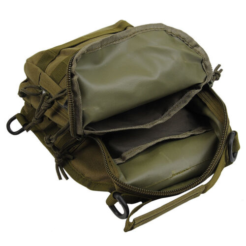 Tactical Backpack Large Capacity Oxford Chest Bag with Adjustable Shoulder Strap - Picture 13 of 17