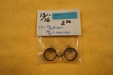 13/16" Spring Action Replacement Hose Clamp Black , Pack of 2