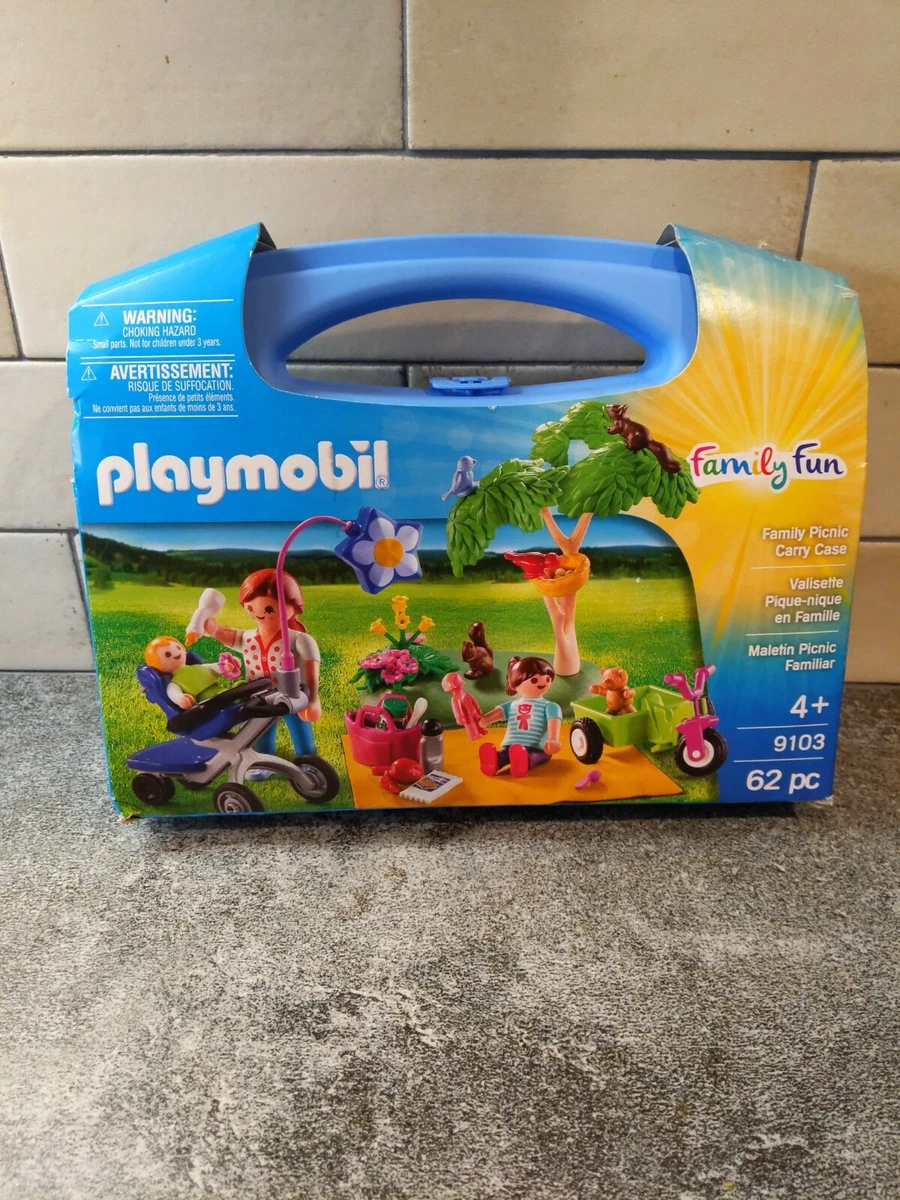 Playmobil Family Fun Family Picnic Carry Case Building Set 9103