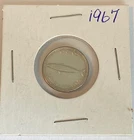 1967 CANADA  Queen Elizabeth 10 Cents COIN