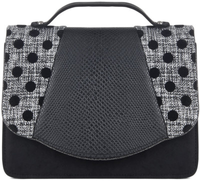 Ruby Shoo BELFAST Vintage Flock POLKA DOT Tweed Handtasche BAG Rockabilly