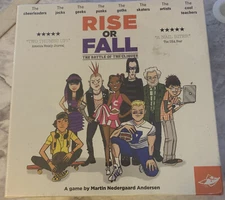 FoxMind Rise or Fall: The Battle of the Cliques - Fun Card Game for Ages 7+