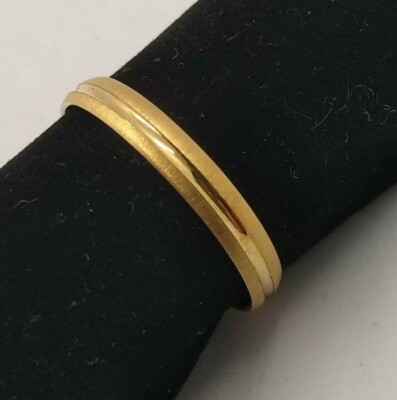 Ehering Gold 18 K. Matt Und Brillo. Ref. S100. Maß Tatum 20