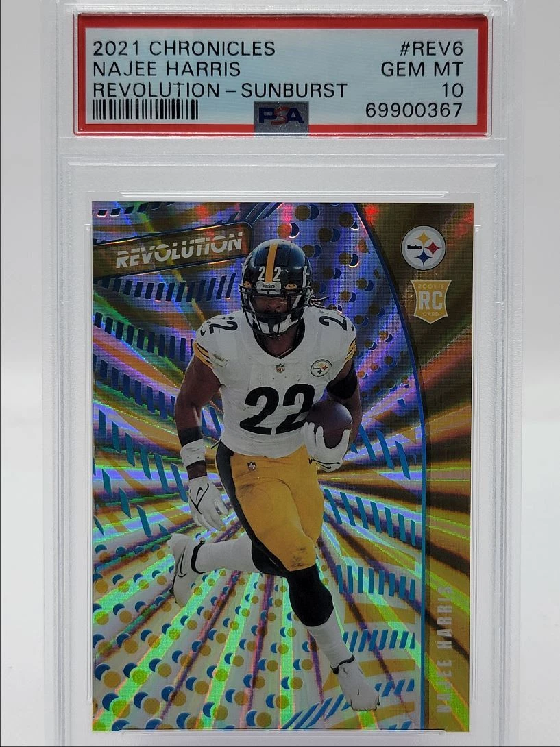 Najee Harris Panini Chronicles Revolution #REV6 Sunburst