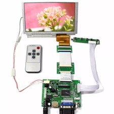 HDM I VGA 2AV Reversing LCD Driver Board With 6.2" 800x480 HSD062IDW1 LCD Screen