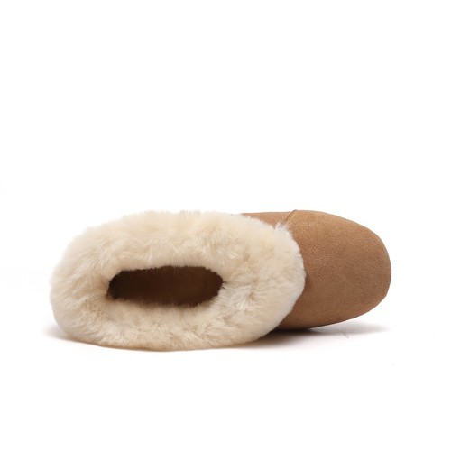 Soft Sole UGG Slippers - Women's 100% Australian Sheepskin Wool Moccasins - Picture 18 of 33