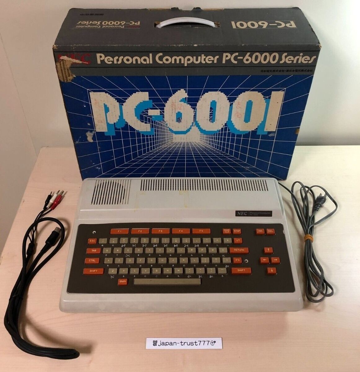 NEC PC-6001 Personal Computer Japanese Model in Box Vintage NEC PC-6001 Personal Computer Japanese Model in Box Vintage
