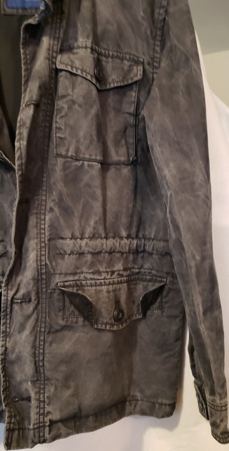 Old Navy Black Jacket MultiPocket Zip Up Hoodie C… - image 4