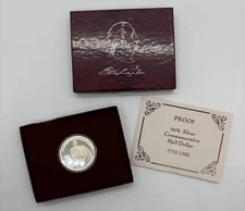 1982-S Mint Proof Silver Washington Commemorative Half Dollar 250th Birthday