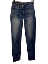 American Eagle Women Jeans, Vintage Hi Rise Skinny Button Fly Stretch , Size 00