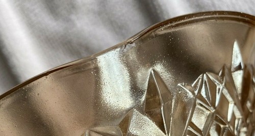 Servizio piatti vintage INDIANA GLASS tiara calendula carnevale 10" - punta diamante - Foto 12 di 12