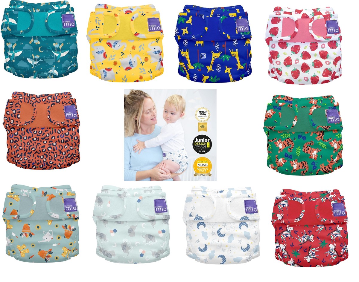 Stoffwindeln Bambino Mio, Mioduo Stoffwindel Überhose Gr. 1 bis 9Kg