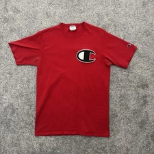 Champion T Shirt Mens Sz Large Athletic Streetwear 90s Vintage Heritage Big Logo
