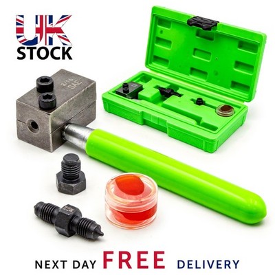 Bremsleitung Bördelgerät Handgerät Single Double Flare Kit Garage NEU! UK LAGER
