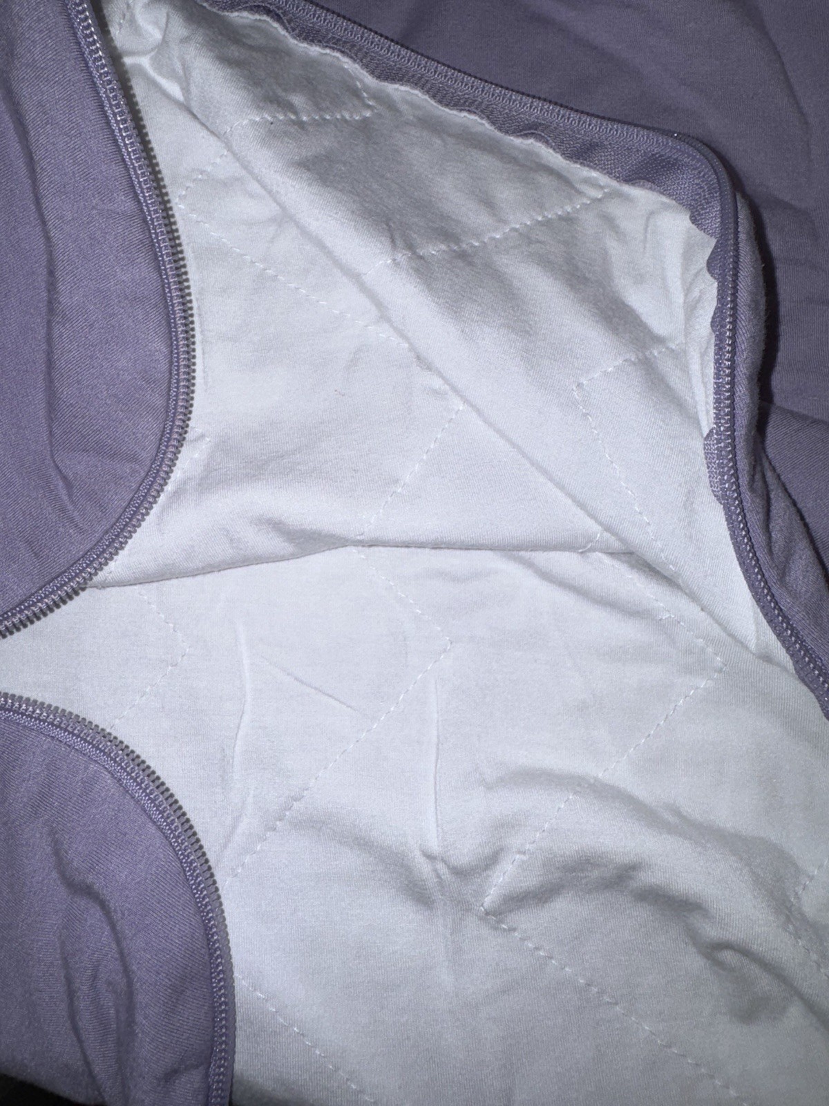 KYTE BABY Long Sleeve Sleep Bag Sack M | 1.0 TOG Bamboo Purple Zip