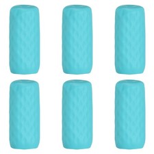 6 Pcs Silicone Bottle Covers for Travel, Blue