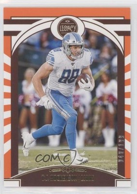 2020 Panini Legacy Orange 40/199 TJ Hockenson #76 ni4