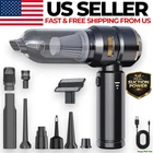 Cordless Handheld Vacuum Cleaner w/ Blower Strong Real Suction for Car and Home