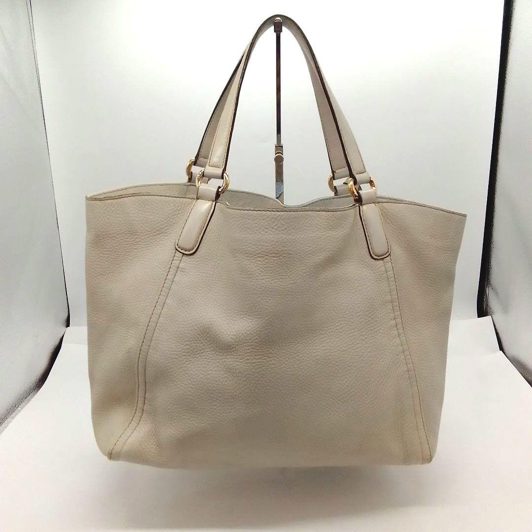 GUCCI Soho Tote Bag Leather Beige Fringe Charm Authentic B Grade thumbnail 2