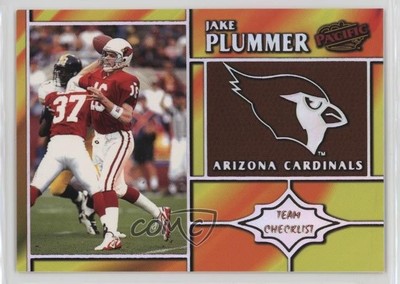 1998 Pacific Team Checklists Jake Plummer #1 1je8