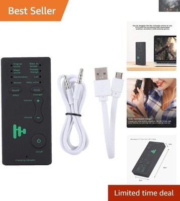 All-in-One USB Voice Changer: Compact Device for Games, Calls & Live Chats
