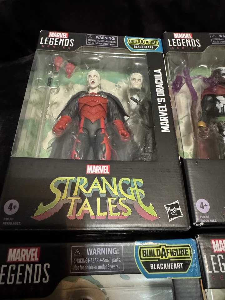 Juego de 7 figuras de acción Hasbro a escala de 6" de Marvel Comic Legends BLACKHEART BAF 2024 Foto 3 de 4