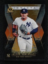 2021 Bowman Draft Invicta Gold Refractor 29/50 Jasson Dominguez #BI-17 1v3